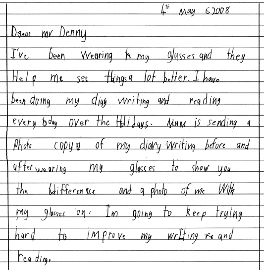 Diary entries from a patient of Brian's written over a period of one month